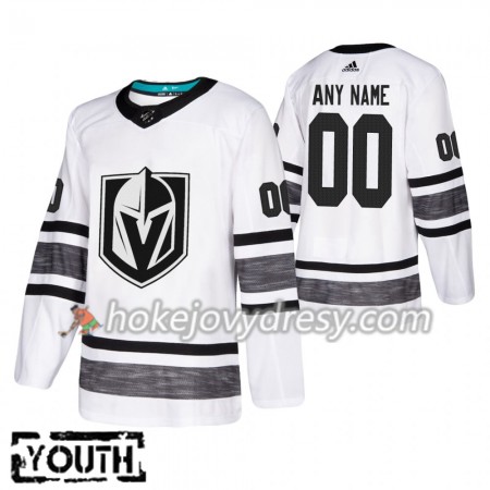 Dětské Hokejový Dres Vegas Golden Knights Personalizované Bílá 2019 NHL All-Star Adidas Authentic